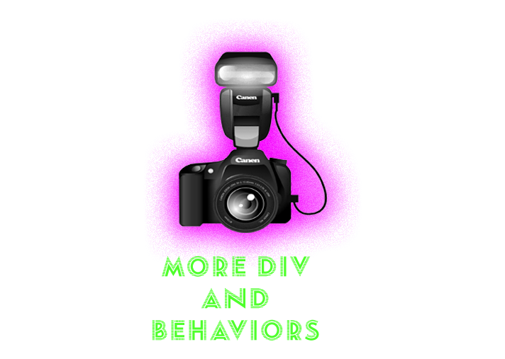 More Div and Behaviors rollover